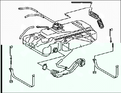 Схема бака мерседес спринтер